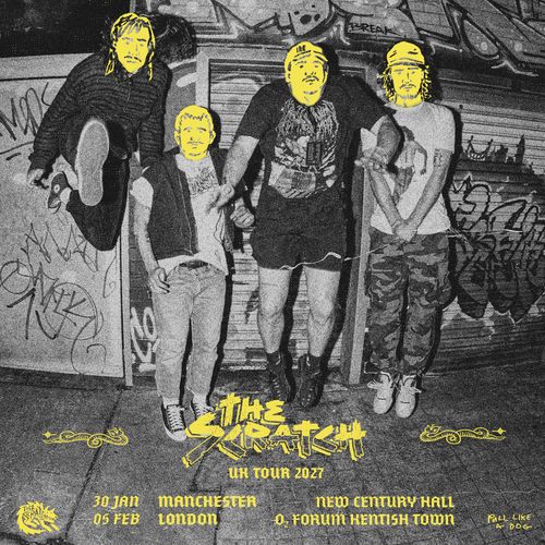 The Scratch UK Tour 2027 The Scratch january 2027 to february 2027 tour poster