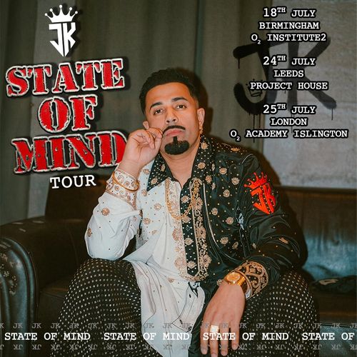 STATE OF MIND TOUR JK july 2026 tour poster
