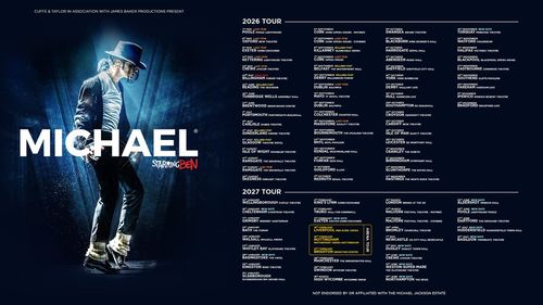MICHAEL starring BEN may 2026 to december 2026 tour poster
