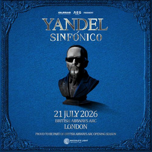 YANDEL SINFÓNICO Yandel at British Airways ARC on 21 July 2026 gig poster