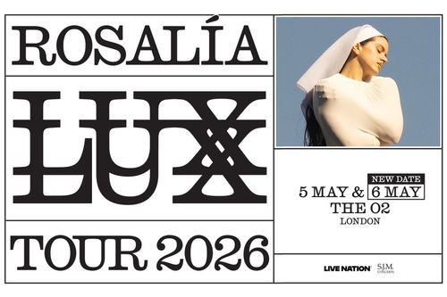 ROSALÍA LUX TOUR 2026 ROSALÍA may 2026 tour poster