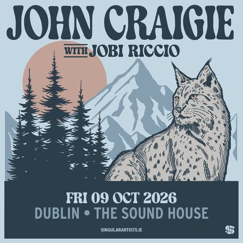 JOHN CRAIGIE with JOBI RICCIO Jobi Riccio, John Craigie at The Sound House on 9 October 2026 gig poster