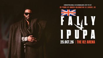 FALLY IPUPA at The O2 Arena on 25 October 2026 gig poster