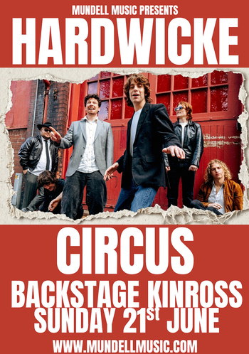 HARDWICKE CIRCUS HARDWICKE, Circus at Backstage on 21 June 2026 gig poster