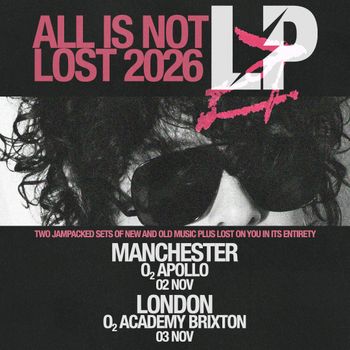 All Is Not Lost 2026 LP Event All Is Not Lost november 2026 tour poster