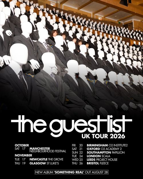 the guest list UK TOUR 2026 The Guest List october 2026 to november 2026 tour poster