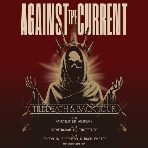 Against The Current - Till Death & Back Tour Against the Current november 2026 tour poster