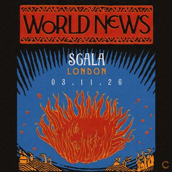 WORLD NEWS at Scala on 3 November 2026 gig poster