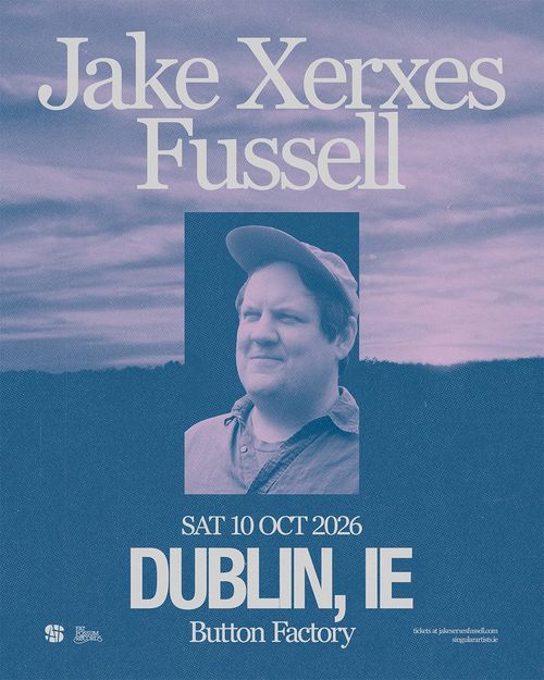 Jake Xerxes Fussell at Button Factory on 10 October 2026 gig poster