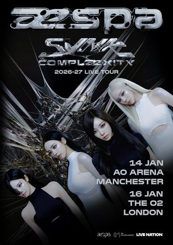 aespa Synk, COMPLEXITY 2026-27 LIVE TOUR aespa january 2027 tour poster
