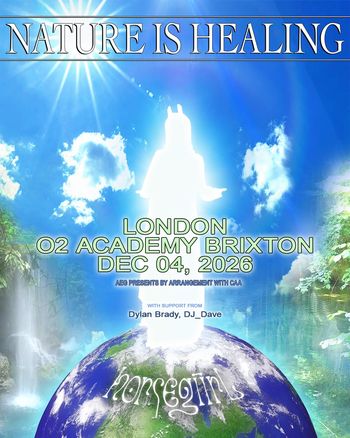 NATURE IS HEALING nonsegiin, Dylan Brady, DJ_Dave at O2 Academy Brixton on 4 December 2026 gig poster