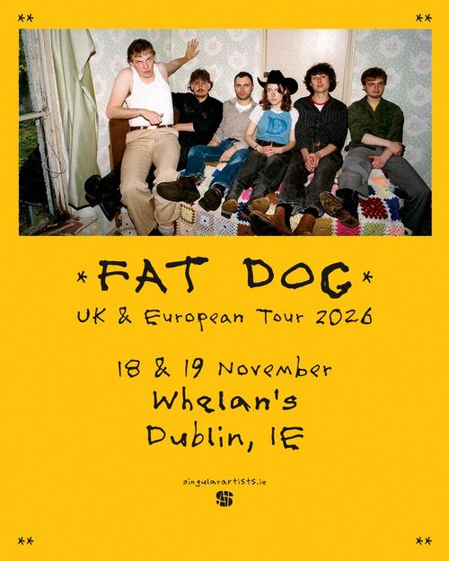 FAT DOG UK & European Tour 2026 Fat Dog november 2026 tour poster