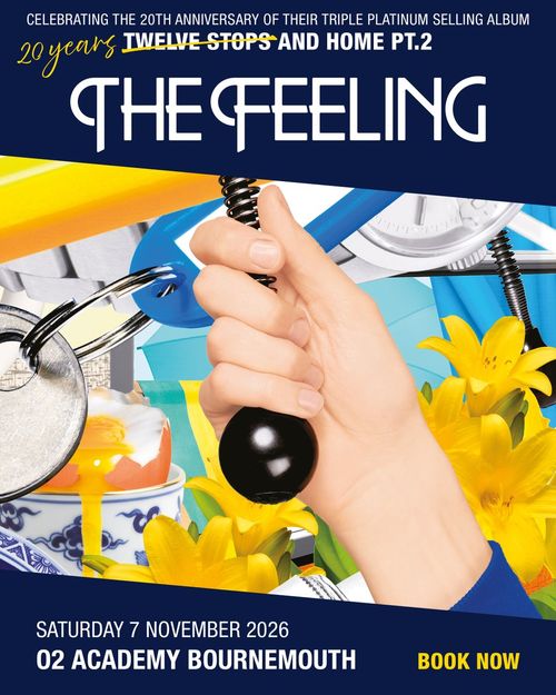 THE FEELING at O2 Academy Bournemouth on 7 November 2026 gig poster