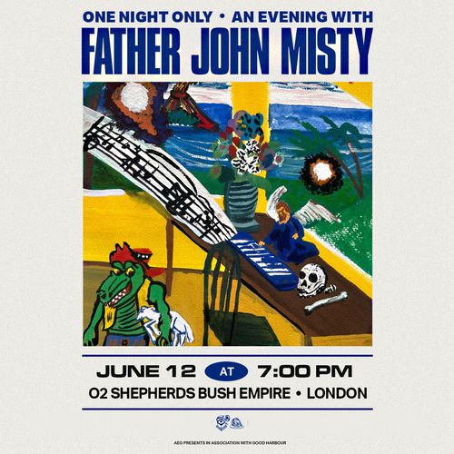 ONE NIGHT ONLY • AN EVENING WITH FATHER JOHN MISTY Father John Misty at O2 SHEPHERDS BUSH EMPIRE on 12 June 2026 gig poster