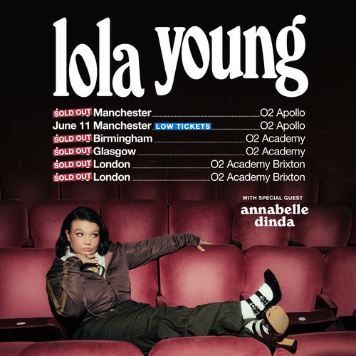 lola young Annabelle Dinda at O2 Apollo on 11 June 2026 gig poster