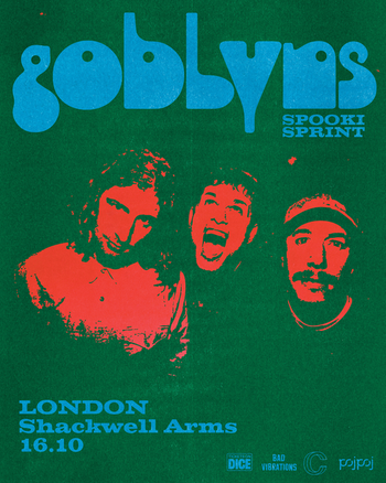 goblyns - Spook Sprint Goblyns at Shacklewell Arms on 16 October 2026 gig poster