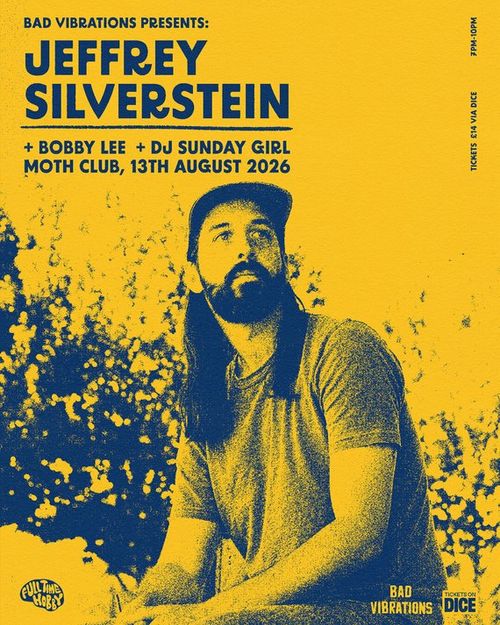JEFFREY SILVERSTEIN DJ SUNDAY GIRL, Bobby Lee at MOTH CLUB on 13 August 2026 gig poster