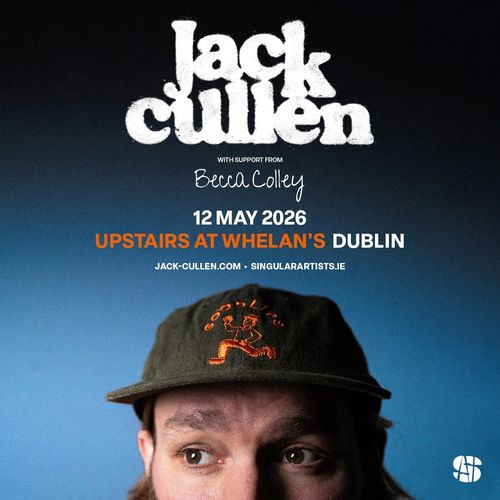 jack cullen Becca Colley at UPSTAIRS AT WHELAN'S on 12 May 2026 gig poster