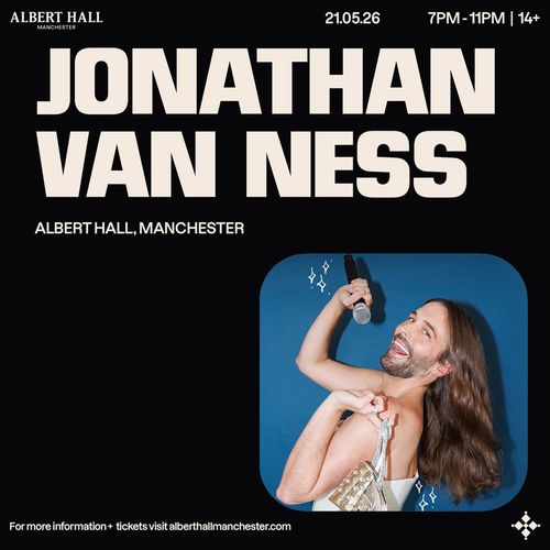 JONATHAN VAN NESS at ALBERT HALL on 21 May 2026 gig poster