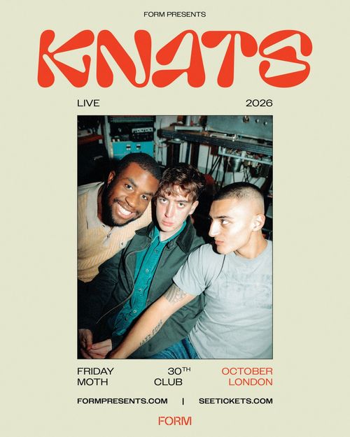 KNATS LIVE Knats at Moth Club on 30 October 2026 gig poster