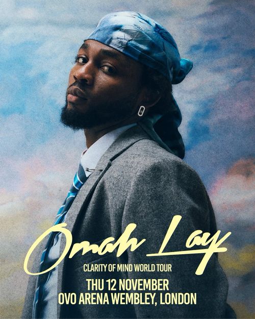 Omah Lay - Clarity of Mind World Tour Omah Lay at OVO ARENA WEMBLEY on 12 November 2026 gig poster