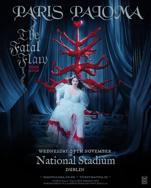 PARIS PALOMA - The Fatal Flaw Tour 2026 Paris Paloma at National Stadium on 25 November 2026 gig poster