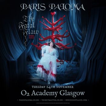 PARIS PALOMA - The Fatal Flaw Tour 2026 Paris Paloma at O2 Academy on 24 November 2026 gig poster
