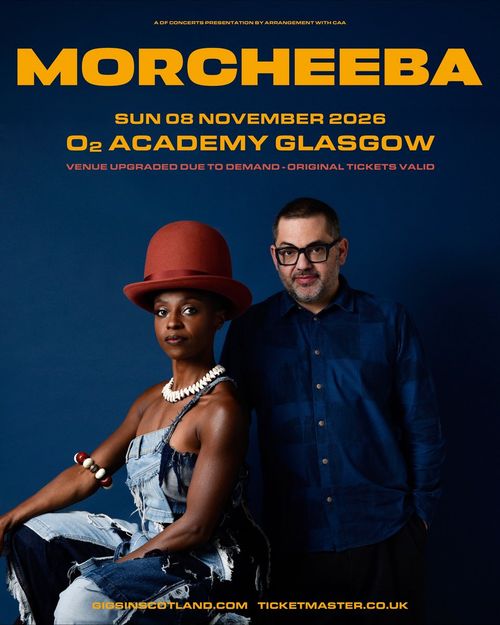MORCHEEBA at O2 Academy Glasgow on 8 November 2026 gig poster