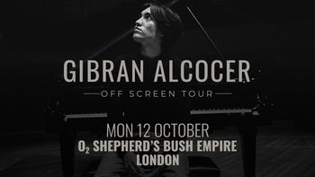 Gibran Alcocer - Off Screen Tour Gibran Alcocer at O2 Shepherd's Bush Empire on 12 October 2026 gig poster