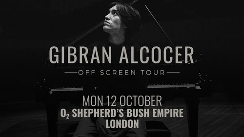 Gibran Alcocer - Off Screen Tour Gibran Alcocer at O2 Shepherd's Bush Empire on 12 October 2026 gig poster