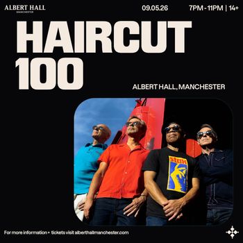 HAIRCUT 100 Haircut One Hundred at ALBERT HALL on 9 May 2026 gig poster