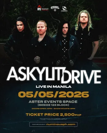 ASKYLITDRIVE - Live in Manila ASKYLITDRIVE at The Aster Events Place on 5 May 2026 gig poster
