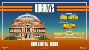 HIGHWAYS A FESTIVAL OF COUNTRY & AMERICANA Bec O'Malley, Kaitlin Butts, Clover County, Alyssa Bonagura, Emmylou Harris, Jack Van Cleaf, SONGWRITERS ROUND, TIGRILLY GOLD, Dave Lofts, Corey Kent, Jon Pardi, Carly Pearce may 2026 tour poster