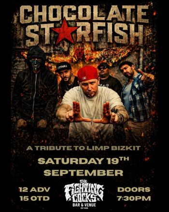 CHOCOLATE STARFISH at The Fighting Cocks on 19 September 2026 gig poster
