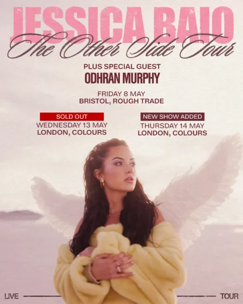 Jessica Baio - The Other Side Tour Odhran Murphy, Jessica Baio may 2026 tour poster