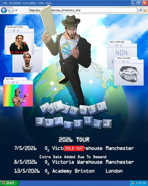 Internet Explorer 2026 Tour Internet Explorer may 2026 tour poster
