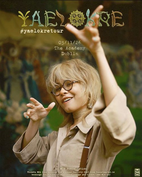 YAELOKRE #yaelokretour Yaelokre at The Academy on 3 November 2026 gig poster