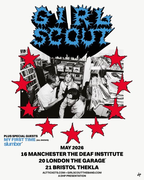 Girl Scout My First Time, Slumber may 2026 tour poster
