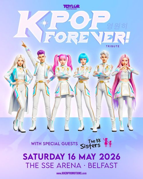K-POP FOREVER! TRIBUTE K-POP FOREVER!, The KK Sisters at THE SSE ARENA on 16 May 2026 gig poster