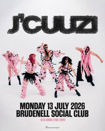 J'CUZI at Brudenell Social Club on 13 July 2026 gig poster