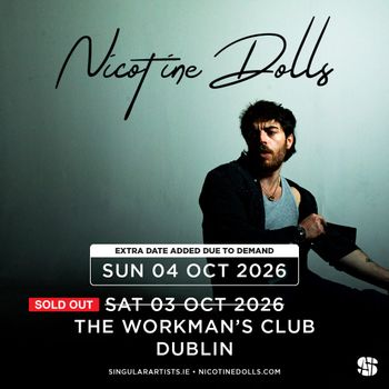 Nicotine Dolls october 2026 tour poster