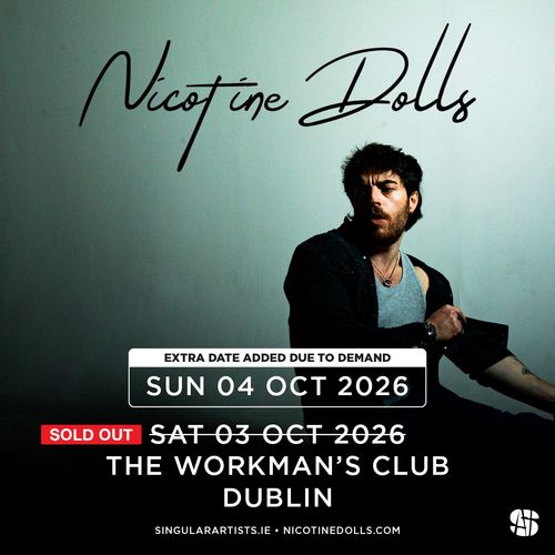 Nicotine Dolls october 2026 tour poster