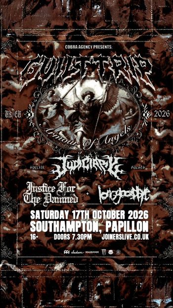 GUILT TRIP - Armour Of Angels Guilt Trip, Justice for the Damned, biggrin, Judiciary at Papillon on 17 October 2026 gig poster