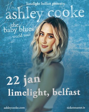 ashley cooke - baby blues world tour Ashley Cooke at limelight on 22 January 2024 gig poster
