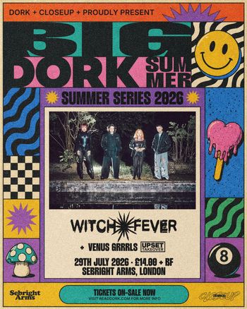 WITCH FEVER + VENUS GRRRLS VENUS GRRRLS, Witch Fever at Serbright Arms on 29 July 2026 gig poster