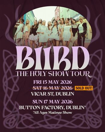 BIIBD - The Holy Show Tour BIIBD may 2026 tour poster