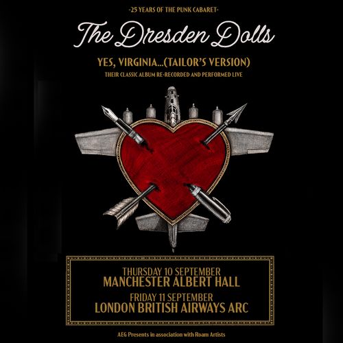 The Dresden Dolls - Yes, Virginia...(Tailor's Version) The Dresden Dolls september 2026 tour poster