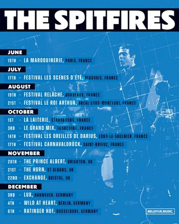 THE SPITFIRES at Lux on 3 December 2026 gig poster