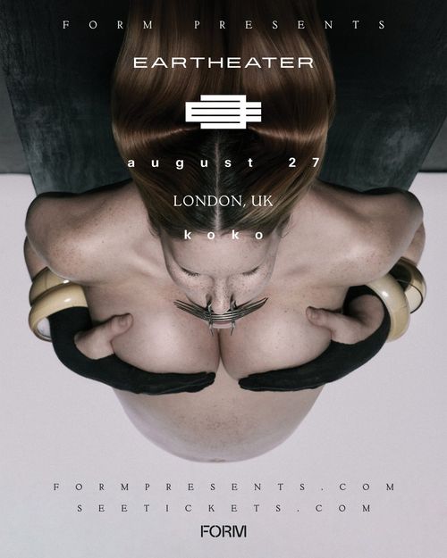 Eartheater at koko on 27 August 2026 gig poster