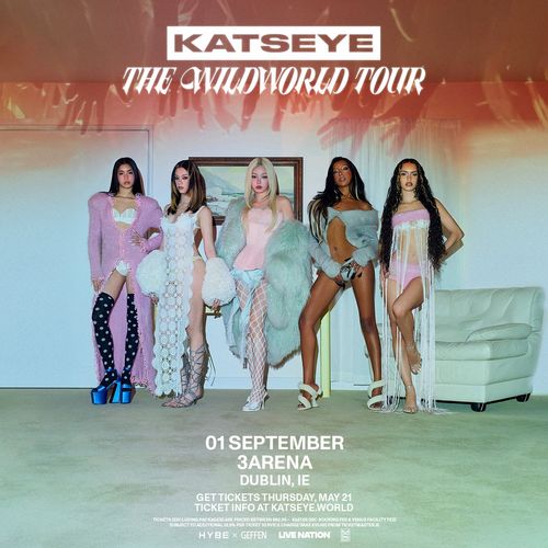 KATSEYE - THE WILDWORLD TOUR KATSEYE at 3ARENA on 1 September 2026 gig poster